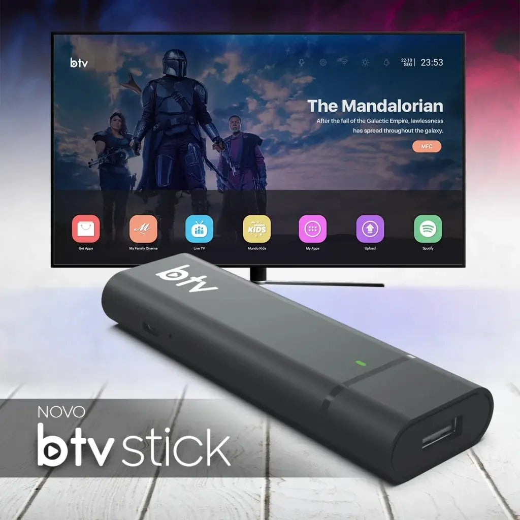 BTV Stick 4K 5G + Wifi 2025: Mais Compacto e Avançado - Android 9.0 (Promoção Limitada) - Imagem 4